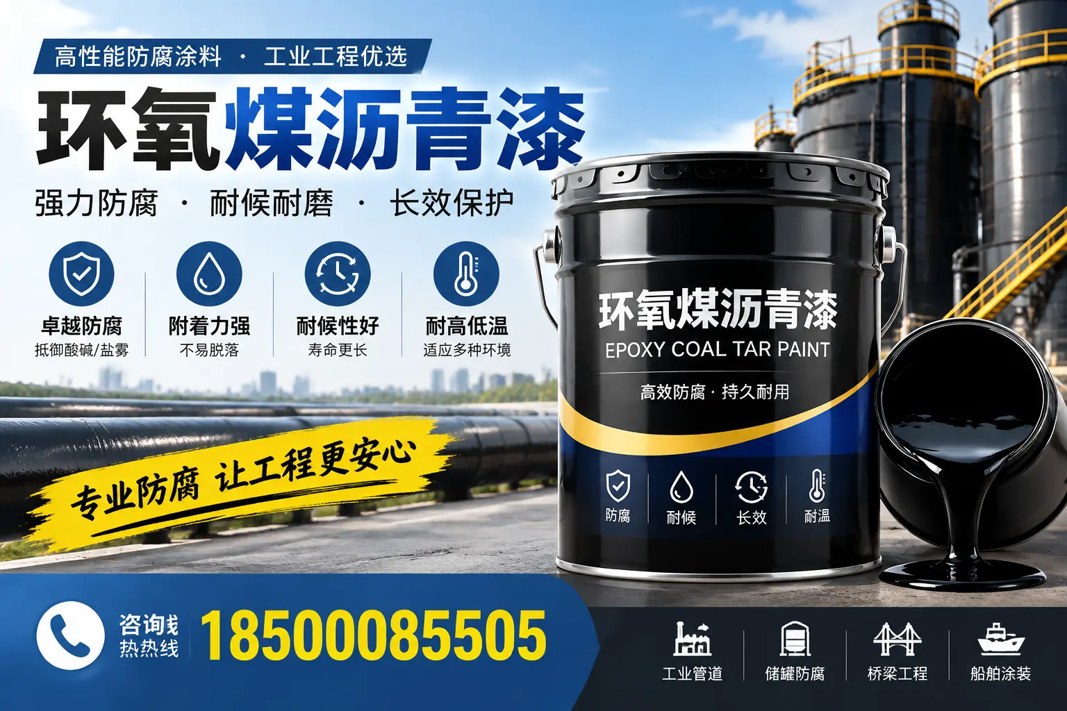 环氧煤沥青漆的施工方法与注意事项,确保在昭通顺利完成